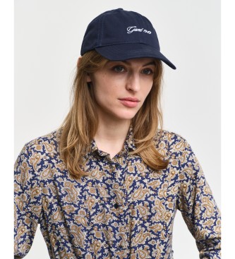 Gant Vestido com camisa estampada em caxemira multicolorida