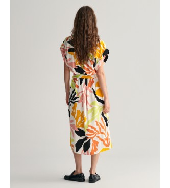 Gant Veelkleurige jurk met palmprint