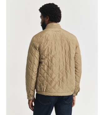 Gant Taupe quilted windcheater jacket