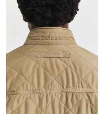 Gant Taupe quilted windcheater jacket