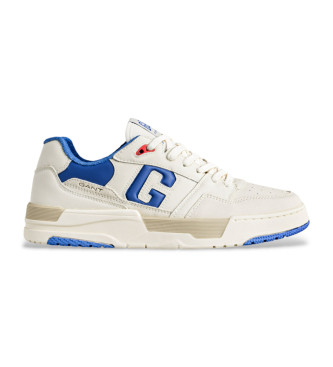 Gant Brookpal beige sude en leren sportschoenen, blauw