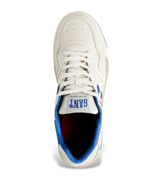 Gant Zapatillas Brookpal de ante y piel beige, azul