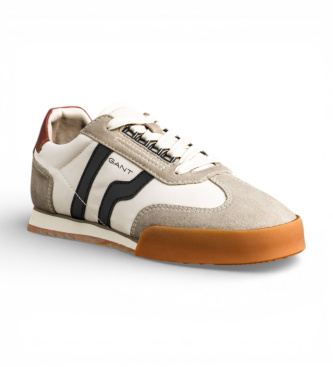 Gant Baylle usnjeni copati v bež barvi