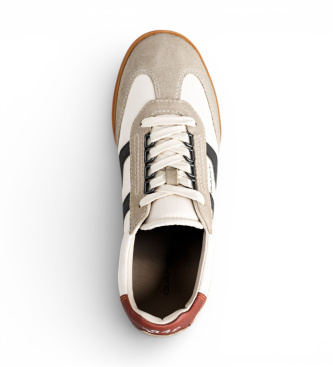 Gant Baylle usnjeni copati v bež barvi