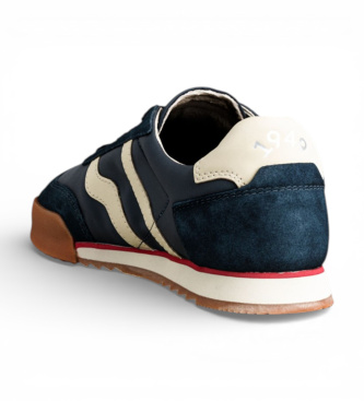 Gant Sapatilhas de couro Baylle azul-marinho