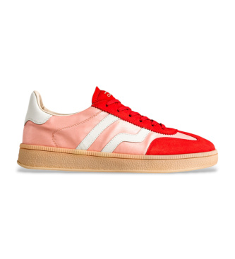 Gant Sneakers i l�der Cuzima pink, r�d