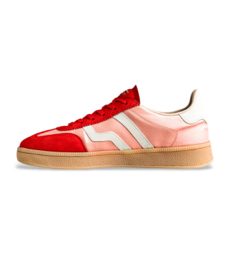 Gant Sneakers i l�der Cuzima pink, r�d