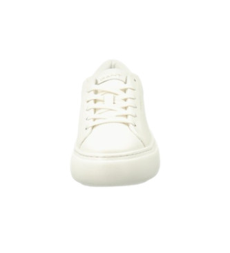 Gant Białe skórzane buty sportowe Jennise