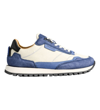 Gant Sneaker Lucamm in pelle bianca e blu