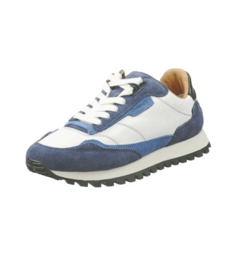 Gant Zapatillas de piel Lucamm blanco, azul