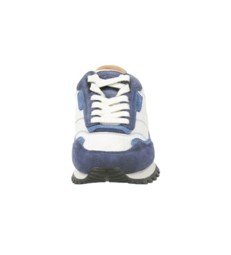 Gant Sneaker Lucamm in pelle bianca e blu