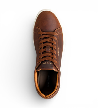 Gant Brune Mc Julien-sneakers i l�der