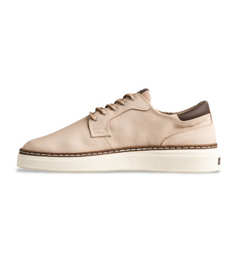 Gant San Prep beige leather trainers