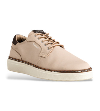 Gant San Prep beige leather trainers