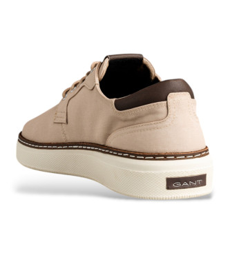 Gant San Prep beige leather trainers