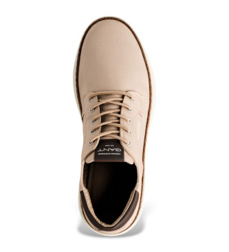 Gant San Prep beige leather trainers