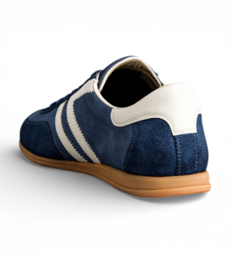 Gant Spearclub l�der-sneakers bl�