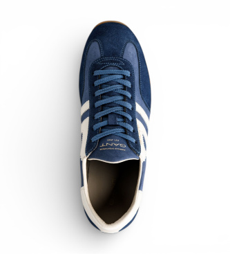 Gant Spearclub l�der-sneakers bl�