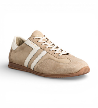 Gant Spearclub bež usnjeni copati