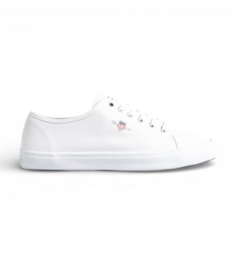 Gant Zapatillas Pillox de sarga de algod�n blanco
