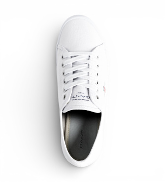 Gant Zapatillas Pillox de sarga de algod�n blanco