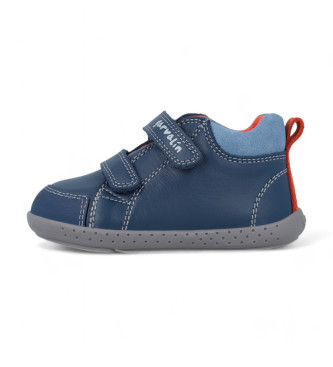 Garvalin Scarpe da ginnastica in pelle 241301 blu scuro