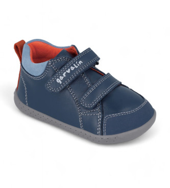 Garvalin Scarpe da ginnastica in pelle 241301 blu scuro