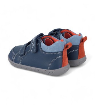 Garvalin Scarpe da ginnastica in pelle 241301 blu scuro