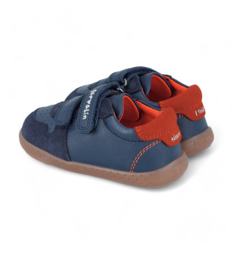 Garvalin Baskets en cuir 241302 navy