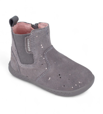 Garvalin Leather Ankle Boots 241303 grey