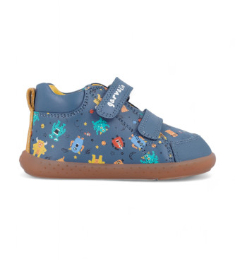 Garvalin Leren sneakers 241308 blauw