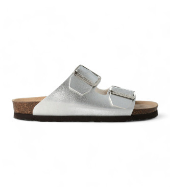 Genuins Kovinske sandale Honolulu srebrne barve