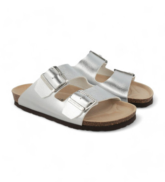 Genuins Metallic Honolulu silver sandals