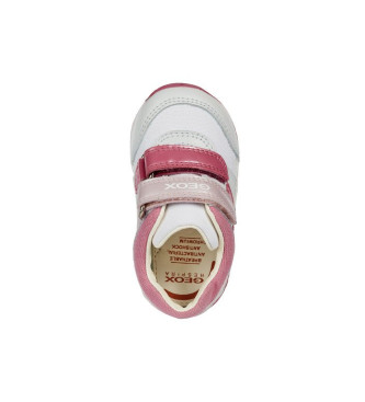 GEOX Zapatillas de piel Rishon rosa