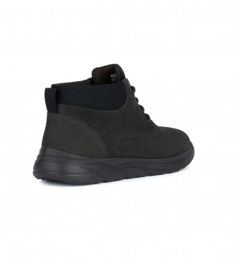 GEOX Leather ankle boots U Portello black