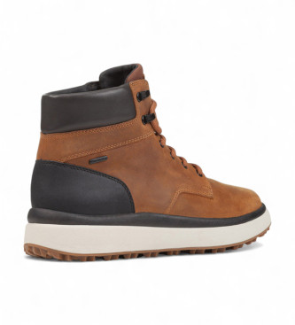 GEOX Bottines en cuir Granite Grip Abx, marron