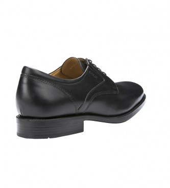 GEOX Federico leather shoes black