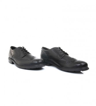 GEOX Dublin leather shoes black