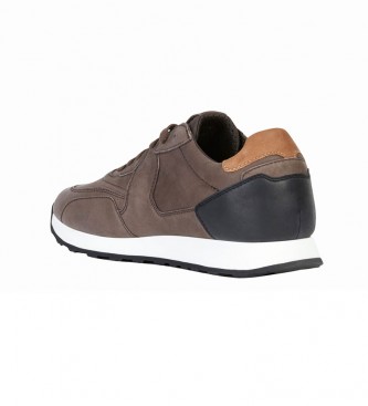 GEOX Brown Vincit leather shoes