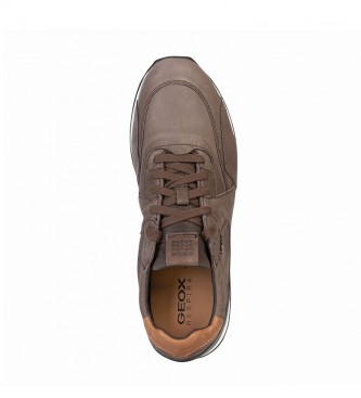GEOX Brown Vincit leather shoes