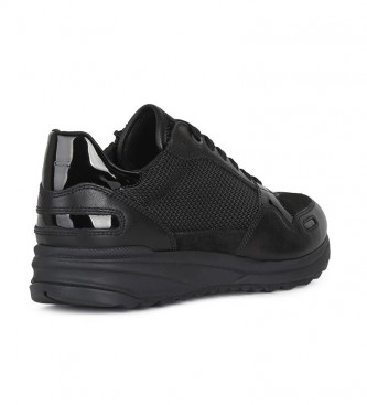 GEOX Sapatos de couro Airell preto
