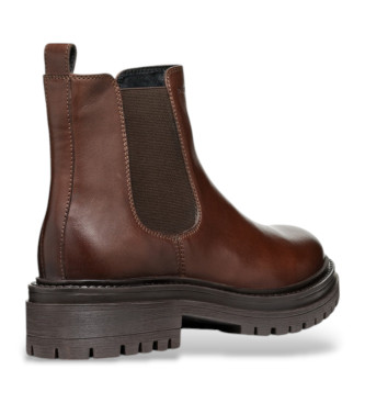 GEOX Stiefelette D Iridea kastanienbraun