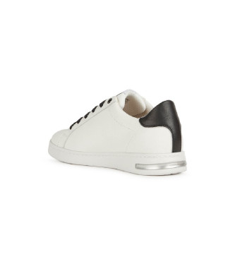 GEOX Jaysen white leather trainers