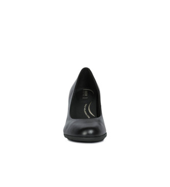GEOX Zapatos de piel D New Annya negro -Altura tacn 5cm-