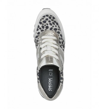 GEOX Sneakers Tabelya bianche, stampa animalier