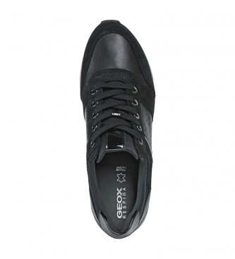 GEOX Zapatillas de piel Zosma negro -Altura cuña: 7cm- - Tienda Esdemarca  moda, calzado y complementos - zapatos de marca y zapatillas de marca
