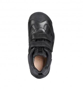 GEOX Jr Savage black leather shoes