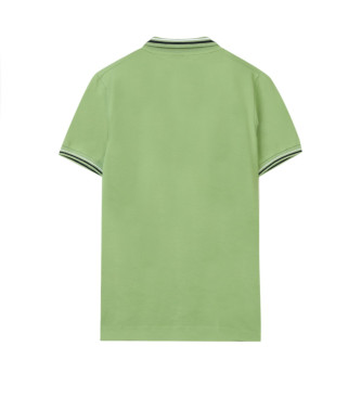 GEOX Zielona koszulka polo Piquet