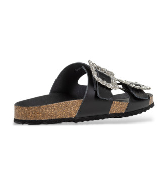 GEOX Sandales en cuir Brionia R noir