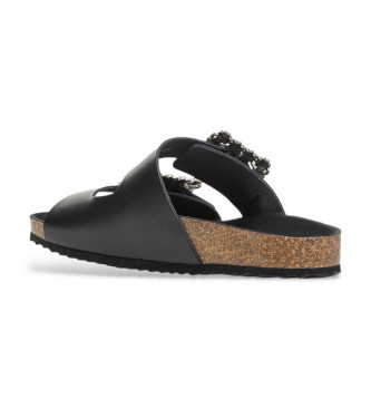 GEOX Leather Sandals Brionia R black